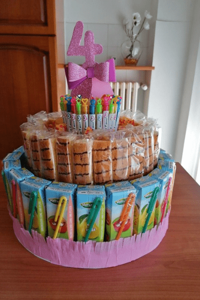 Τούρτα γενεθλίων στο σχολείο και κεράσματα για παιδιά